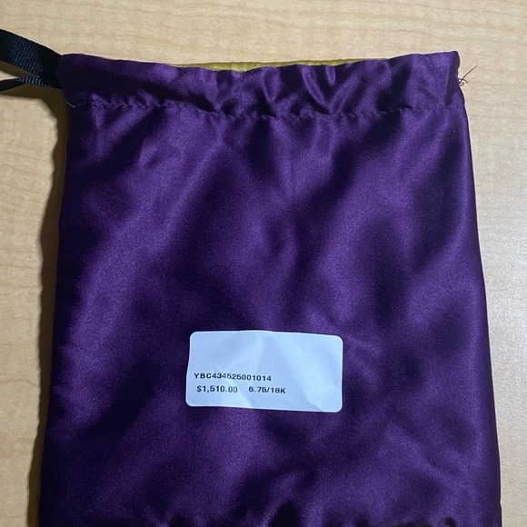 GUCCI ICON BLOOMS 18K PINK/ROSE GOLD WHITE ENAMEL RING - Picture 6 of 8